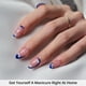 thumbnail image 2 of Lámpara corta BtartBox de Press On Nails, curable, con punta francesa azul, 2 of 7