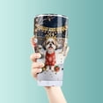 thumbnail image 3 of Happy New Year 2026 Shih Tzu Holiday Balloons Party Snow 30oz Stainless Steel Tumbler Insulated Cup with Lid Lion Dog Lover Gifts - 13018, 3 of 5