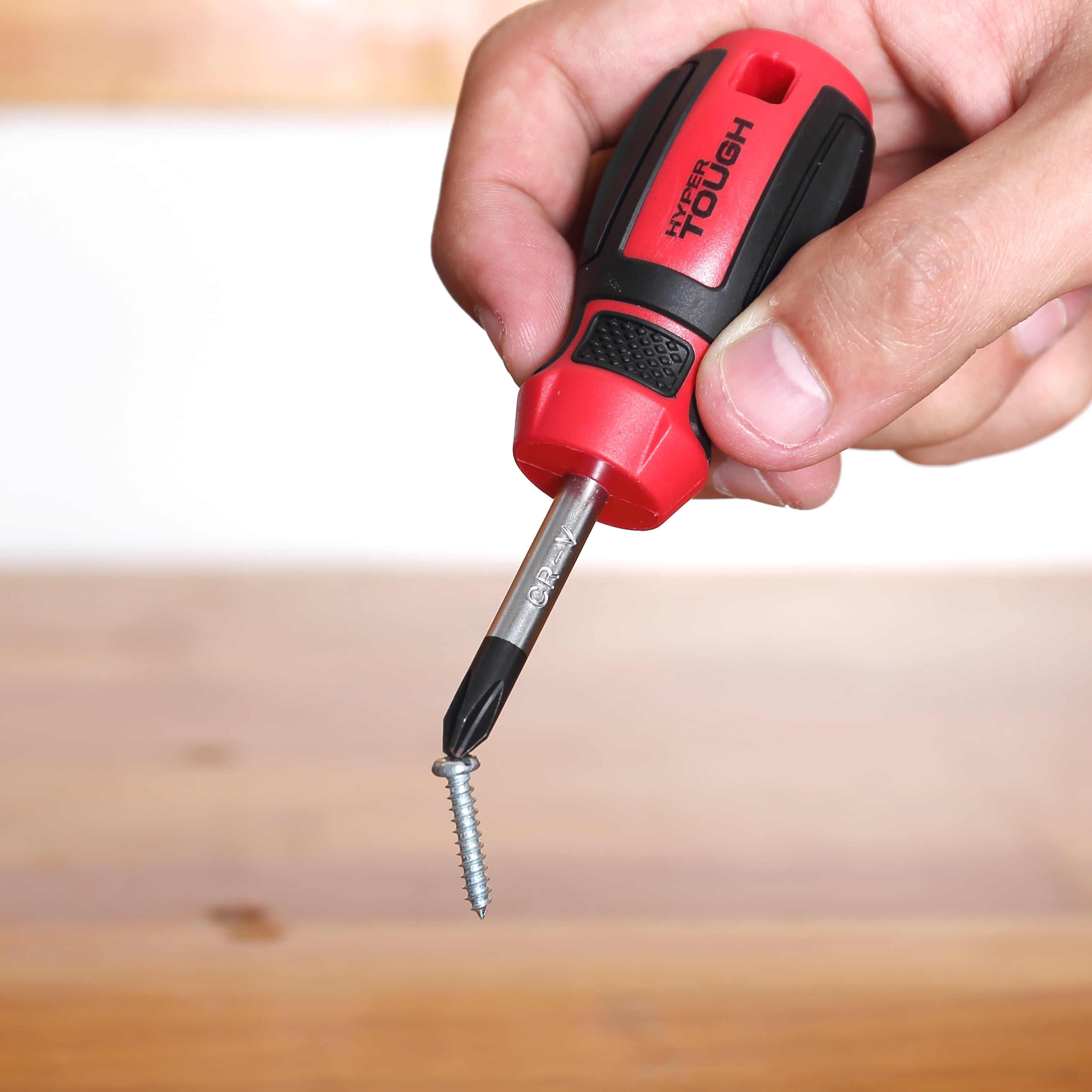 Hyper Tough Ht 2pc Stubby Screwdriver Set