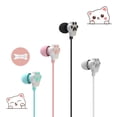 thumbnail image 2 of YUNOVA Wired Earbuds with Microphone, Cute Cat Noise Isolating in-Ear Earphones, 3.5mm Jack Heavy Bass Stereo Wired Headphones Compatible with Samsung Galaxy, iPhone, Moto, Tablets, 2 of 8