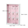 thumbnail image 6 of Clearance Hooks under $10,Wall Mounted Key Hook Rack Wood Floating Storage Shelf For Home Wall Decorations, 6 of 9