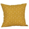 thumbnail image 1 of GDDTOY Housse de Coussin Moutarde Jaune Géométrique Automne Housse de Coussin Décorative Poupées, 1 of 1