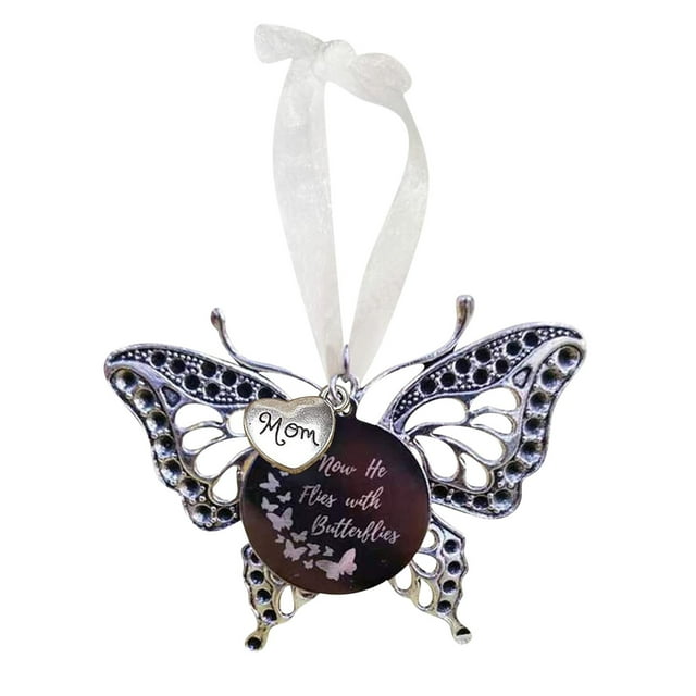 Xihbxyly Colgante Tallado Hueco, Exquisita Decoración Conmemorativa Familiar, Adorno de Lujo para Árbol de Navidad, Accesorio Multifuncional para Espejo Retrovisor de Coche, Decoración Navideña, Rega
