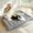 Grey, variant on Colorful Dog Bed Mat Mattress Topper, Breathable Roll Up Mattress Topper, Four Corner Strap, Rectangular for Large Dogs And Multi-Pet Households, Dog Mattress Pad/Pet Cushion