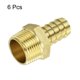 thumbnail image 3 of Accesorios de manguera Barb de latón 6 piezas 5/8" Barb x 3/4" NPT macho, 3 of 6