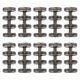 thumbnail image 1 of 10 carpetas de hojas sueltas para álbumes de recortes, clips para libros, carpetas segmentadas de cuatro agujeros para oficina, 1 of 7
