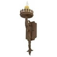 thumbnail image 5 of Meyda 120202 6 in. Nordic Wall Sconce, Chocolate, Beige & Gold, 5 of 6