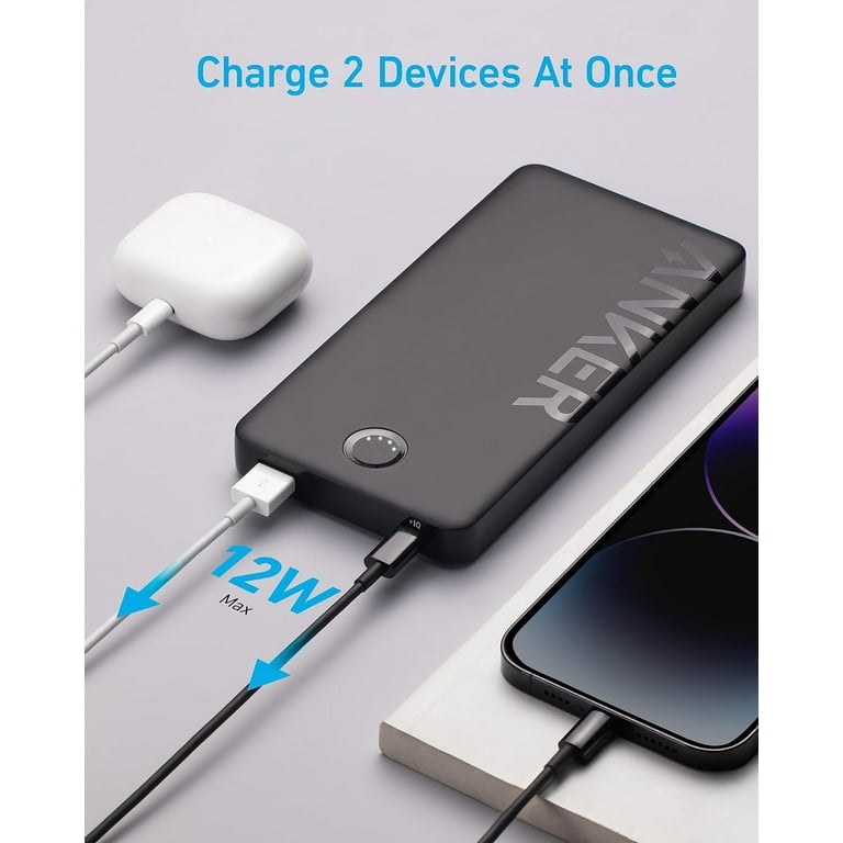 Anker Power Bank, 10,000mAh Portable Charger (PowerCore PIQ