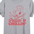 thumbnail image 3 of Peanuts - Grillin And Chillin - Juniors Ideal Flowy Muscle T-Shirt, 3 of 6