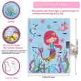 thumbnail image 2 of Diary with Lock for Students, 7x5.5 Inch 160 Lined Pages Blue Mermaid Shakable Sequin Lock Notebooks for Students Secret Journal with Lock Birthday Gifts, 2 of 5