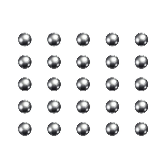 Unique Bargains Billes de Précision Diamètre 1/8 Pieds Acier Inoxydable 316L pour Roulements Lot de 120