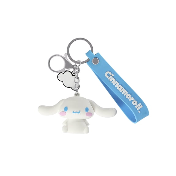 Sanrio Girl's Cinnamoroll 3D Vinyl Keychain Charm