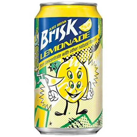 Lipton Brisk Juice Drink, Lemonade, 12 Fl Oz, 12 Ct