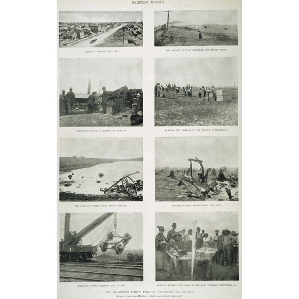 Hinckley Minnesota Fire Naftermath Of The Forest Fire That Devastated