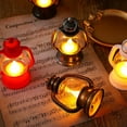 thumbnail image 6 of Aminojy Clearance Items Led Lamp for Bedroom Ferraycle Halloween Mini Decorative with Led Candle 4'' Small Table Centerpiece Vintage Christmas Ornament Camping Hanging for Western Cowboy, 6 of 7