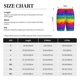 thumbnail image 3 of Fotbe Bright Rainbow Pantalones Cortos de Pijama para Hombre, Ropa de Dormir, Pantalones de Pijama Cortos para Hombre-3X-Large, 3 of 6