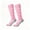 Pink, variant on Kids' Soccer Knee High Socks Terry Cushion Sole for Youth Match Competitions 3-17 Years White a 10-17 Years