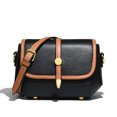 thumbnail image 3 of Bolso bandolera para mujer, de piel auténtica, de moda para primavera y verano, pequeño bolso cuadrado, bandolera, bolso de hombro, bolso pequeño de piel de vaca de color contrastante, 3 of 5