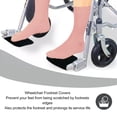thumbnail image 3 of Wheelchair Foot Covers, Wheelchair Footrest Protector Pad Avoid Scratch 2pcs Prevent Slip Universal Fit  for Elderly for Most Wheelchairs, 3 of 7