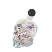 Way To Celebrate Glass Skull Shape Iridescent Decanter, 26.5oz