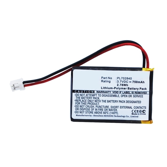 Batteries N Accessories BNA-WB-P15373 Speaker Battery - Li-Pol, 3.7V, 750mAh, Ultra High Capacity - Replacement for Philips PL702840 Battery