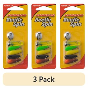Johnson Beetle Spin Panfish Buster Fishing Lures, 7-Piece (3 Pack)