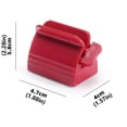 thumbnail image 3 of weibbin Toothpaste Tube Squeezer Dispenser Multifunctional Tube Holder Rotate Plastic Squeezer Rollers Tube Manual Extruder Clip Seat Bathroom Toothpaste Rack for Facial Cleanser Cosmetics, 3 of 4