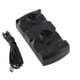 thumbnail image 2 of Dual Charging Holder Dock Charging Stand + USB Power Cable for Playstation Dualshock 3 PS3 Gamepad Controller, 2 of 2