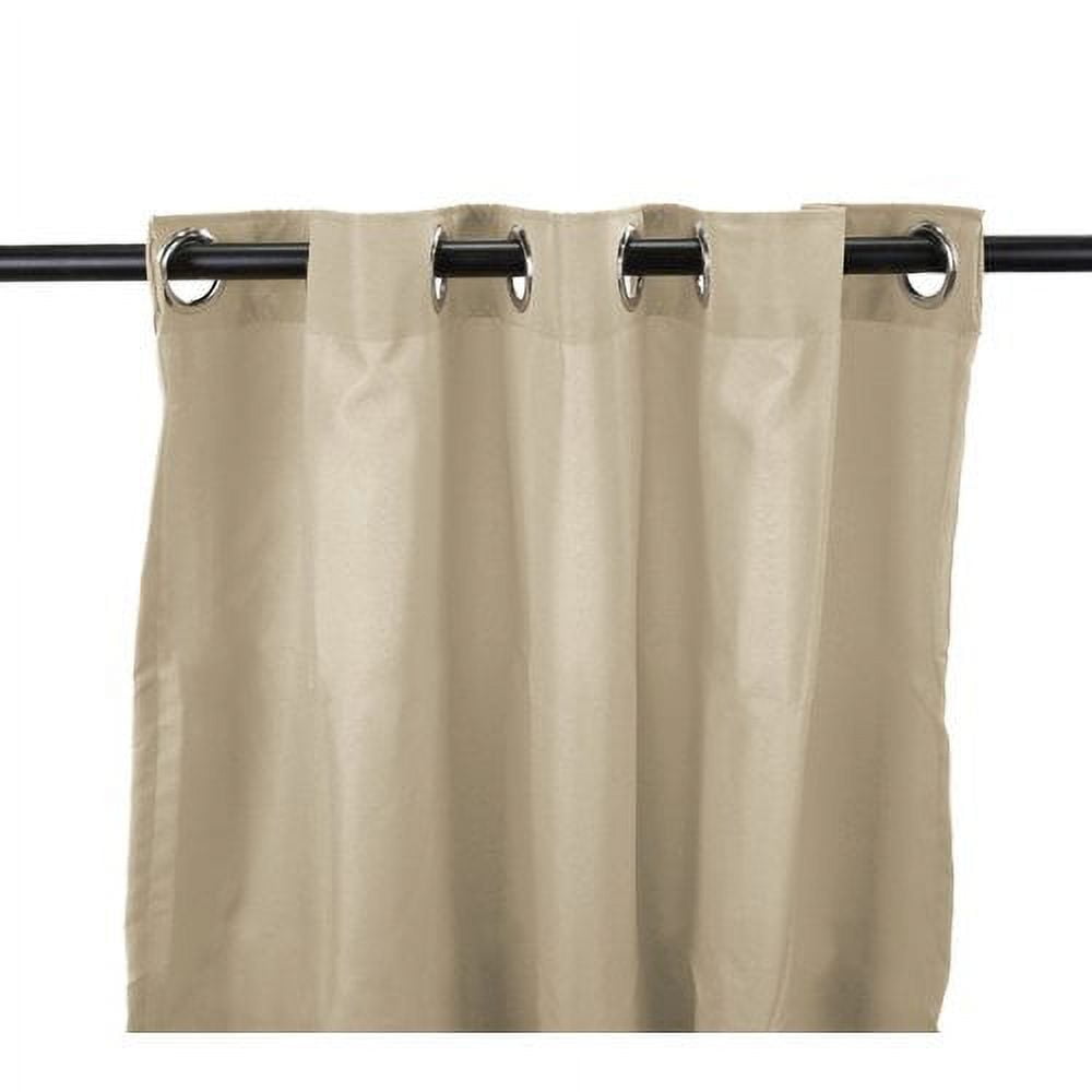 Jordan Manufacturing 3VOC5496-1853Q 96 in. Indoor & Outdoor Curtain Panel - Tangerine & White