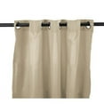 thumbnail image 3 of Jordan Manufacturing 3VOC5484-1853Q 84 in. Indoor & Outdoor Curtain Panel - Tangerine & White, 3 of 7