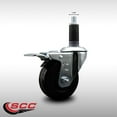 thumbnail image 2 of 3.5 Inch SS Phenolic Swivel 1-1/8 Inch Expanding Stem Caster Brake, 2 of 2