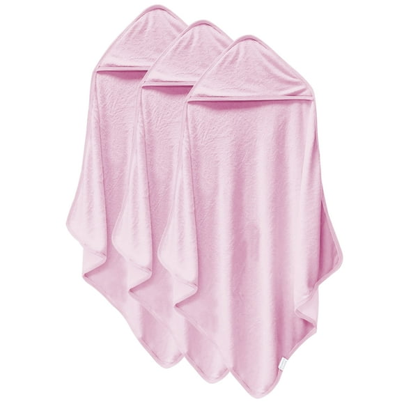Paquete de 3 Toallas con Capucha para Bebé Cosy Family de Rayón de Bambú Suave