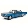 thumbnail image 1 of 1961 Pontiac Catalina, Blue - Auto World AMM1080 - 1/18 Scale Diecast Model Toy Car, 1 of 11