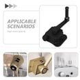 Metal Part Drying Rack PTOOTP Black Metal Manual Crank Lift Handle for Ceiling Clothes Rack ...