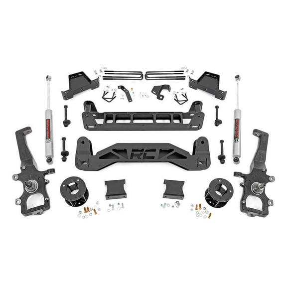 Rough Country 6" Lift Kit (fits) 2004-2008 F150 2WD | N3 Shocks | Spindle Suspension System | 52430