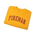 thumbnail image 3 of Fireman Sweatshirt Gifts Crew Neck Shirt Long Sleeve Unisex, 3 of 5