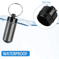 thumbnail image 4 of Aluminum Keychain Medication Pill Box. Waterproof Portable Mini Travel Pill Boxes Medicine Vitamin Holder case. Bottle Container, Organizer, Dispenser, Reminder Weekly, 4 of 8