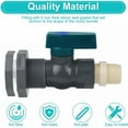 thumbnail image 3 of HIBIBUD Rain Barrel Diverter Kit Water Barrel Spigot Fittings Ball Valve Garden Faucet, 3 of 7