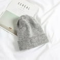 thumbnail image 1 of LinYooLi Laine Angora, Bonnet Tricoté pour Femmes, Pulls d'Automne et d'Hiver Bonnet Épais, 1 of 6