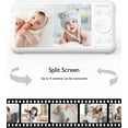 thumbnail image 4 of Momcozy Baby Monitor BM01, 1080P HD Video Monitor, Infrared Night Vision for Infant, Add-on Camera Unit, White, 4 of 9