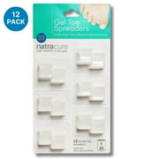 NatraCure Gel Toe Separators & Bunion Toe Spacers – Helps Straighten Crooked Overlapping Toes – 12PK