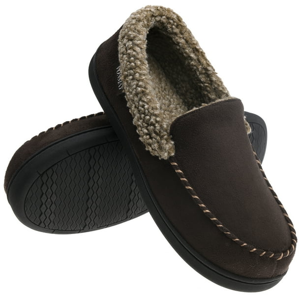 fuzzy slippers for guys