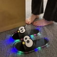 thumbnail image 2 of LED Light Up Slippers for Women and Men, Cartoon Couple Slippers with Durable Sole, Non- Indoor Outdoor Home Slides, 2 of 4