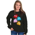 thumbnail image 3 of PACMAN Arcade Game Pixelated Ghosts Sweatshirt for Men or Women Brisco Brands S, 3 of 6