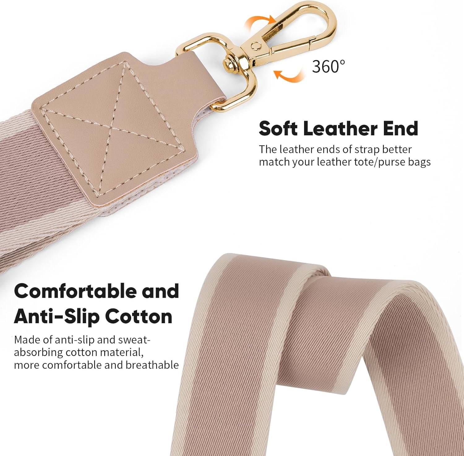 NANAHuang Purse Strap Wide Replacement Crossbody Bag Straps, 1.5" Canvas Handbag Shoulder Strap, Adjustable Tote Belt