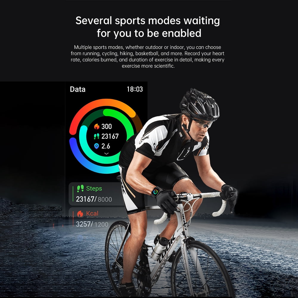 P99 Smart Bluetooth Talk Watch, Android and iPhone, IP68 waterproof, 1.91-inch HD screen, actimeter step monitor