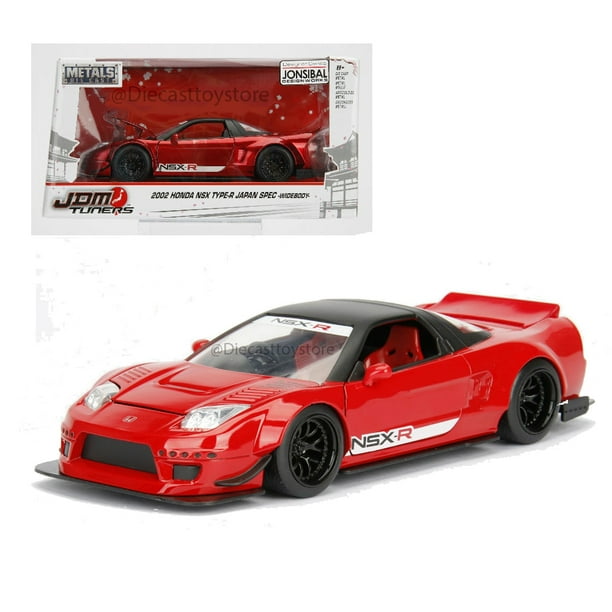 Jada 1 24 W B Metals Jdm Tuners 2002 Honda Nsx Type R Japan Spec Widebody Jonsibal Design Works Diecast 99066 Mj Walmart Com Walmart Com