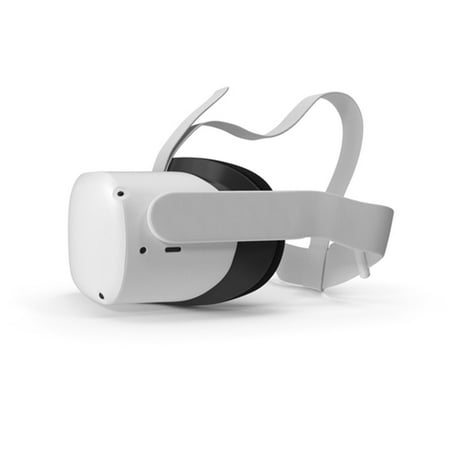 2021 Meta Oculus Quest 2 All-In-One VR Headset 128GB, Touch Controllers, Glasses Compatible, 3D Audio, Mytrix Carrying Case, Link Cable (3M), Gray Grip Cover, Lens Cover