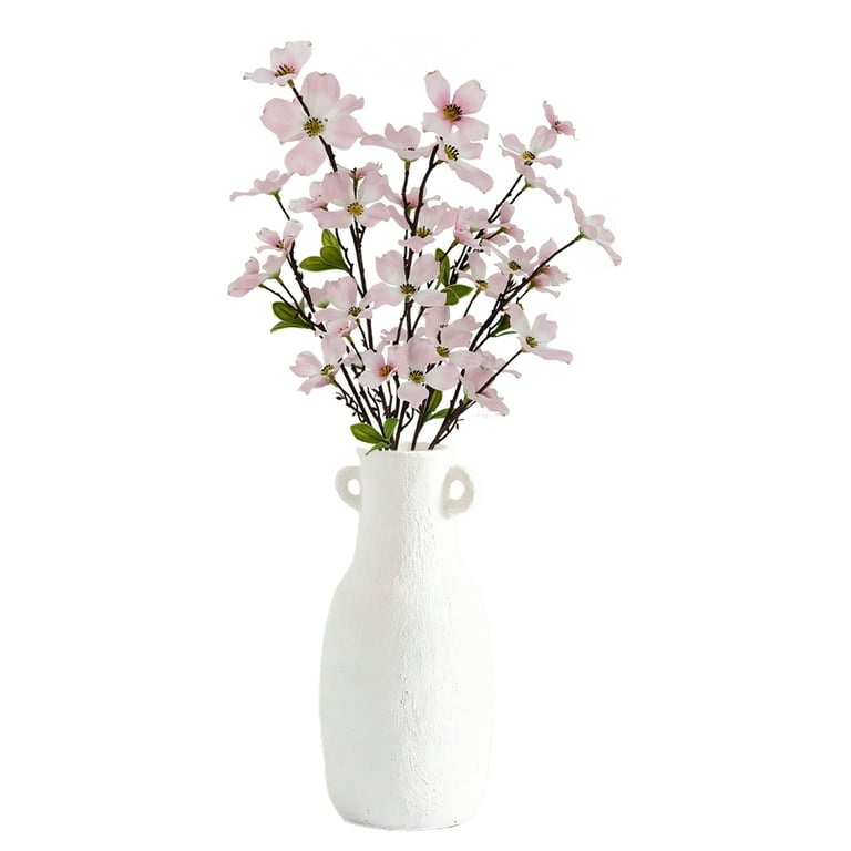 Mainstays 22 inch Artificial Dogwood Bush, Light Pink Color