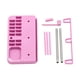 thumbnail image 1 of Soporte para 3 carretes de hilo Matsuzay portabobinas rosa, 1 of 6